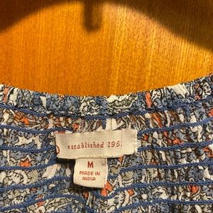 Paisley print blouse